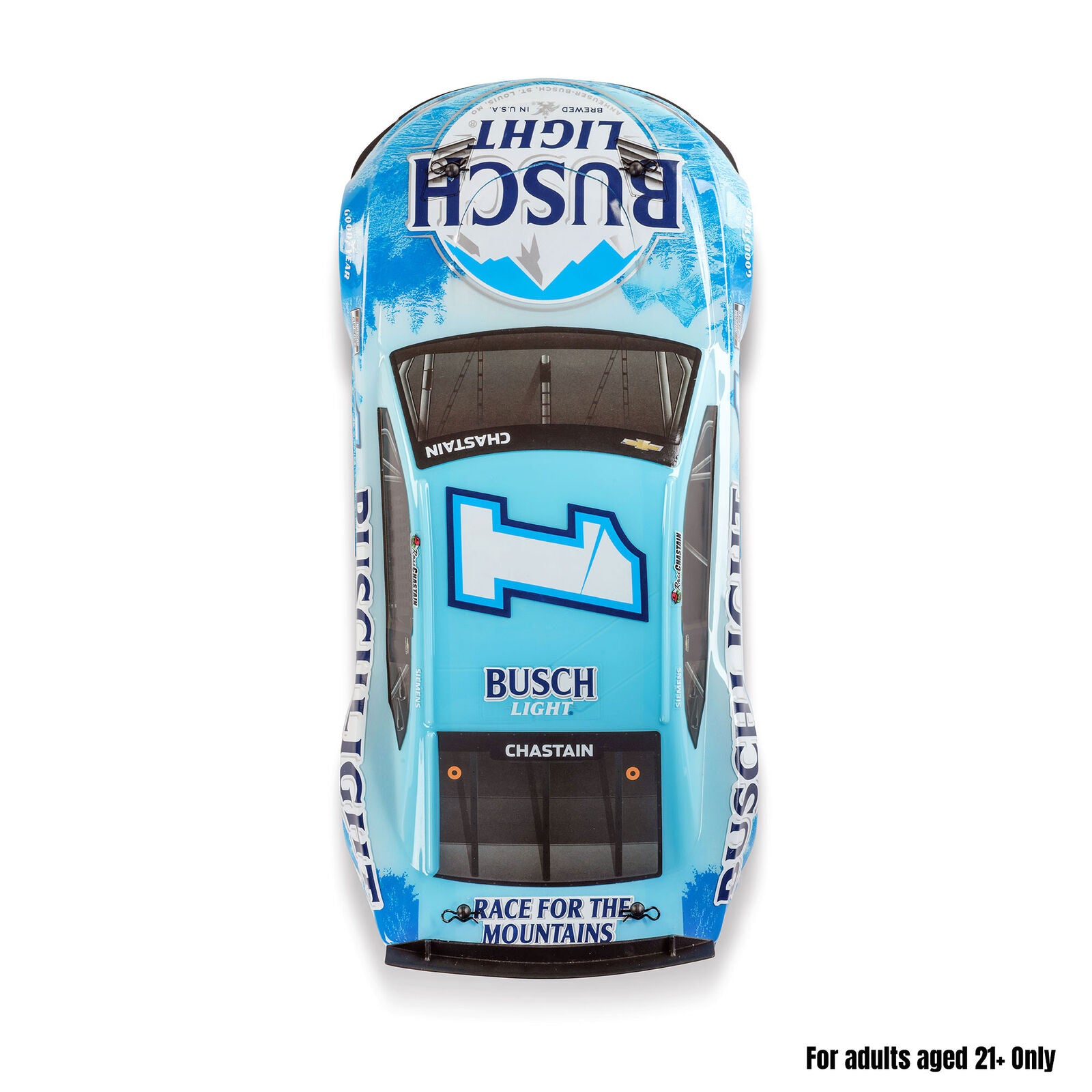 Losi 1/12 NASCAR RC Race Car Ross Chastain No. 1 Busch Light 2025 Chevrolet Camaro ZL1 2S AWD RTR Brushed On-Road (Battery & Charger Included)
